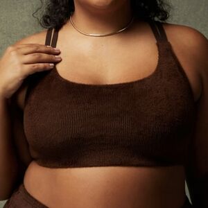 FABLETICS Cozy Cord Low Impact Bralette 2x NWT